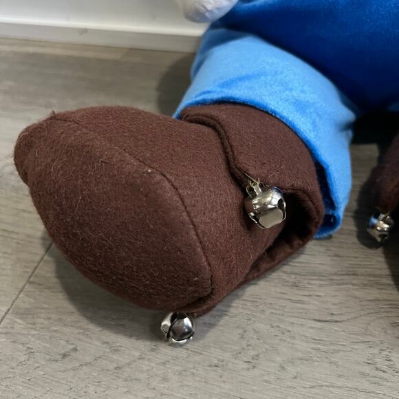 Homemade Large Soft Sculpture Blue stuffed Santa Christmas Elf - Picture 6 of 7